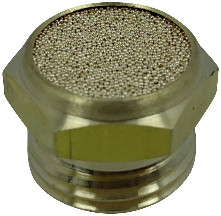 TRU COMPONENTS Muffler TC-12770336 External thread G1/2 15 bar Brass 1 pc(s)