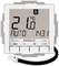 Digital thermostat displaying '21°C', 'AUTO' and '14:31'. Buttons for menu control, temperature adjustment and OK information.