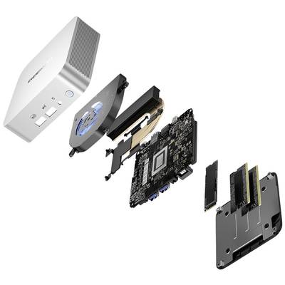 GEEKOM Mini PC A8 AMD Ryzen 7 8845HS 32 GB RAM 1 TB SSD AMD Graphics 780M Win 11 Pro A8-7