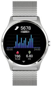 XCOAST JOLI XC PRO Smartwatch   45 mm  Topaz silver
