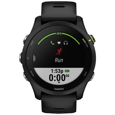 Garmin Forerunner® 255 Music Fitness tracker 45.6 mm Black