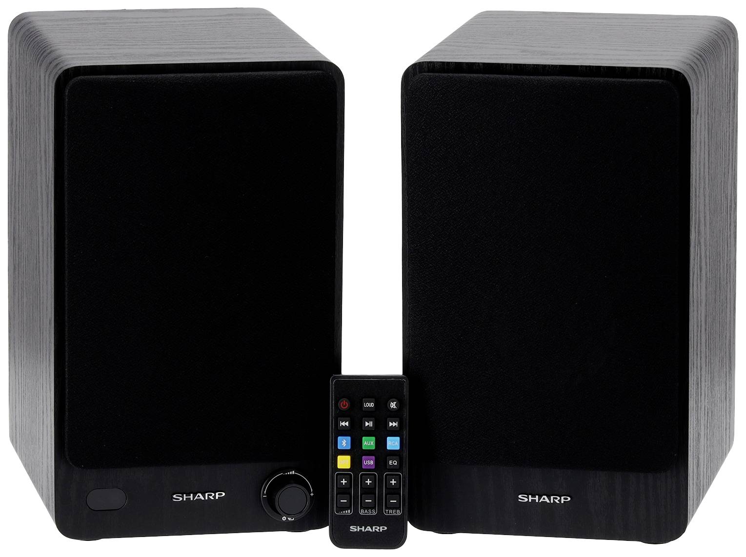Sharp CP-SS30 Bookshelf speaker Black 60 W 1 Pair