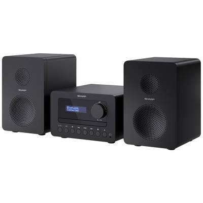 Sharp XL-B520D Audio system AUX, Bluetooth, DAB+, USB, Incl. remote control 40 W Black