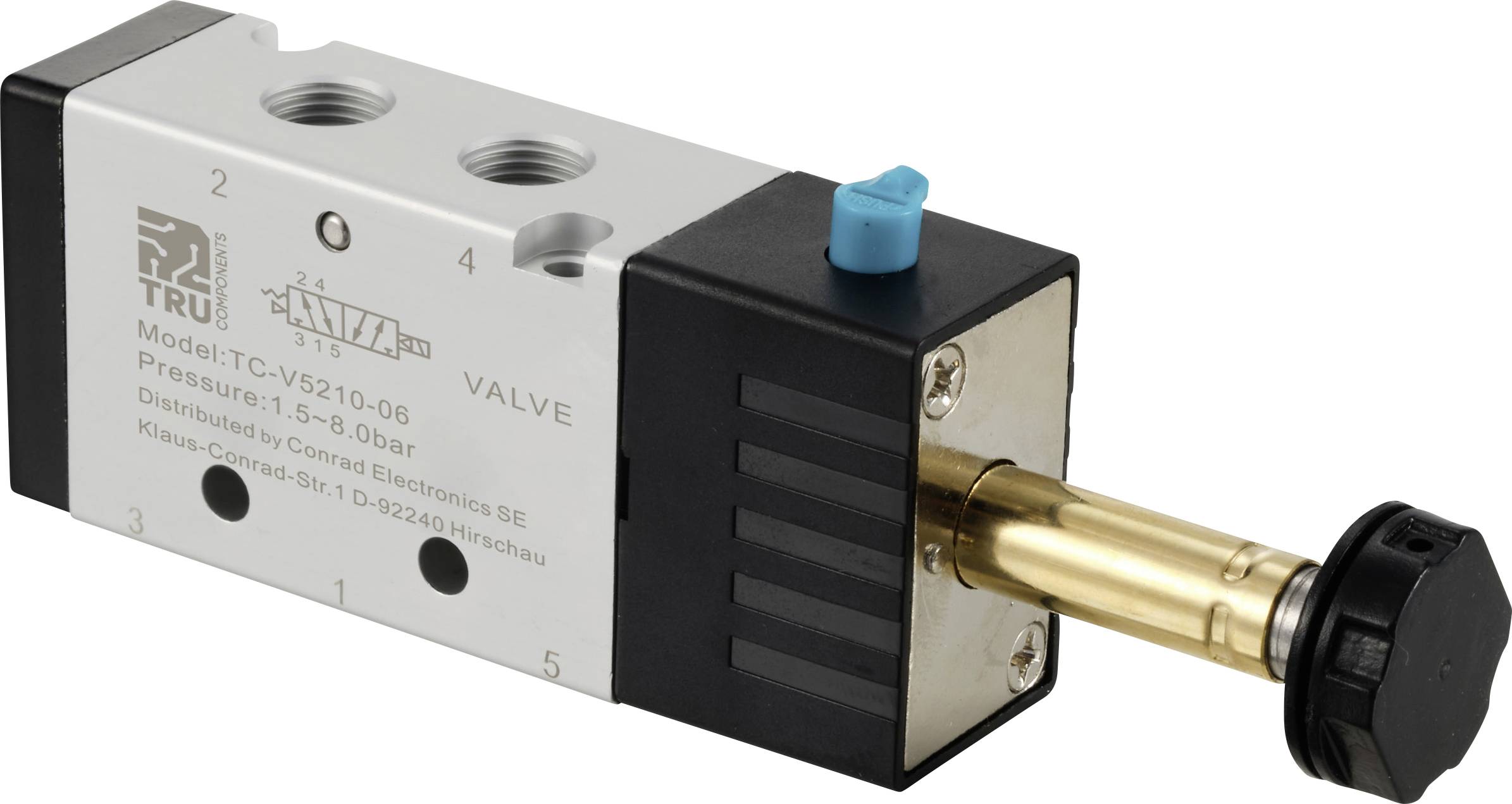 TRU COMPONENTS Magnetic valve TC-12772448 TC-V5210-06 G 1/8 1 pc(s)