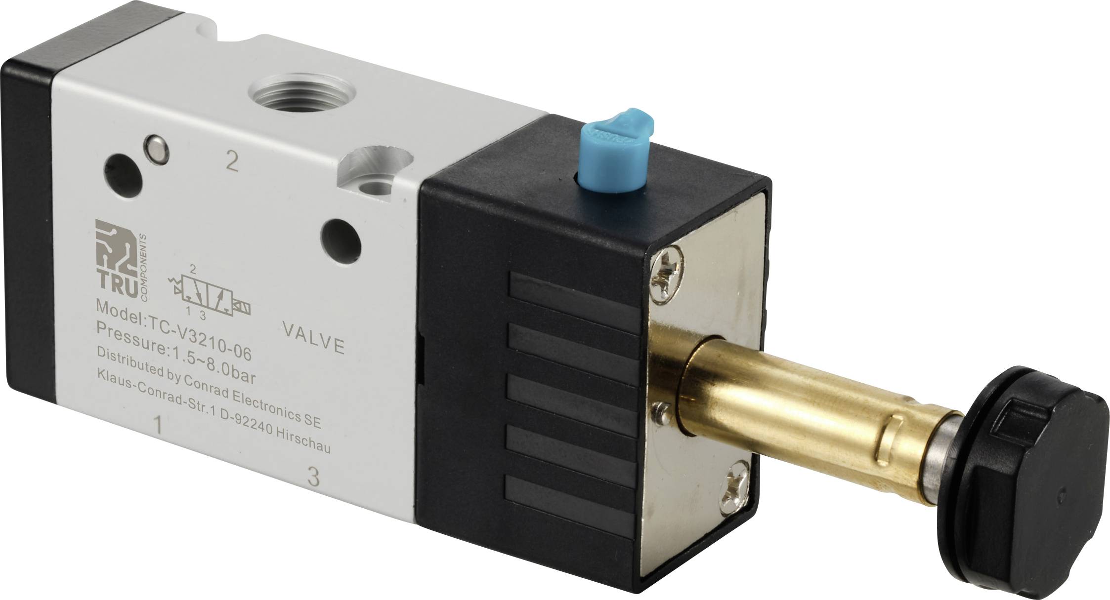 TRU COMPONENTS Magnetic valve TC-12772456 TC-V3210-06 G 1/8 1 pc(s)