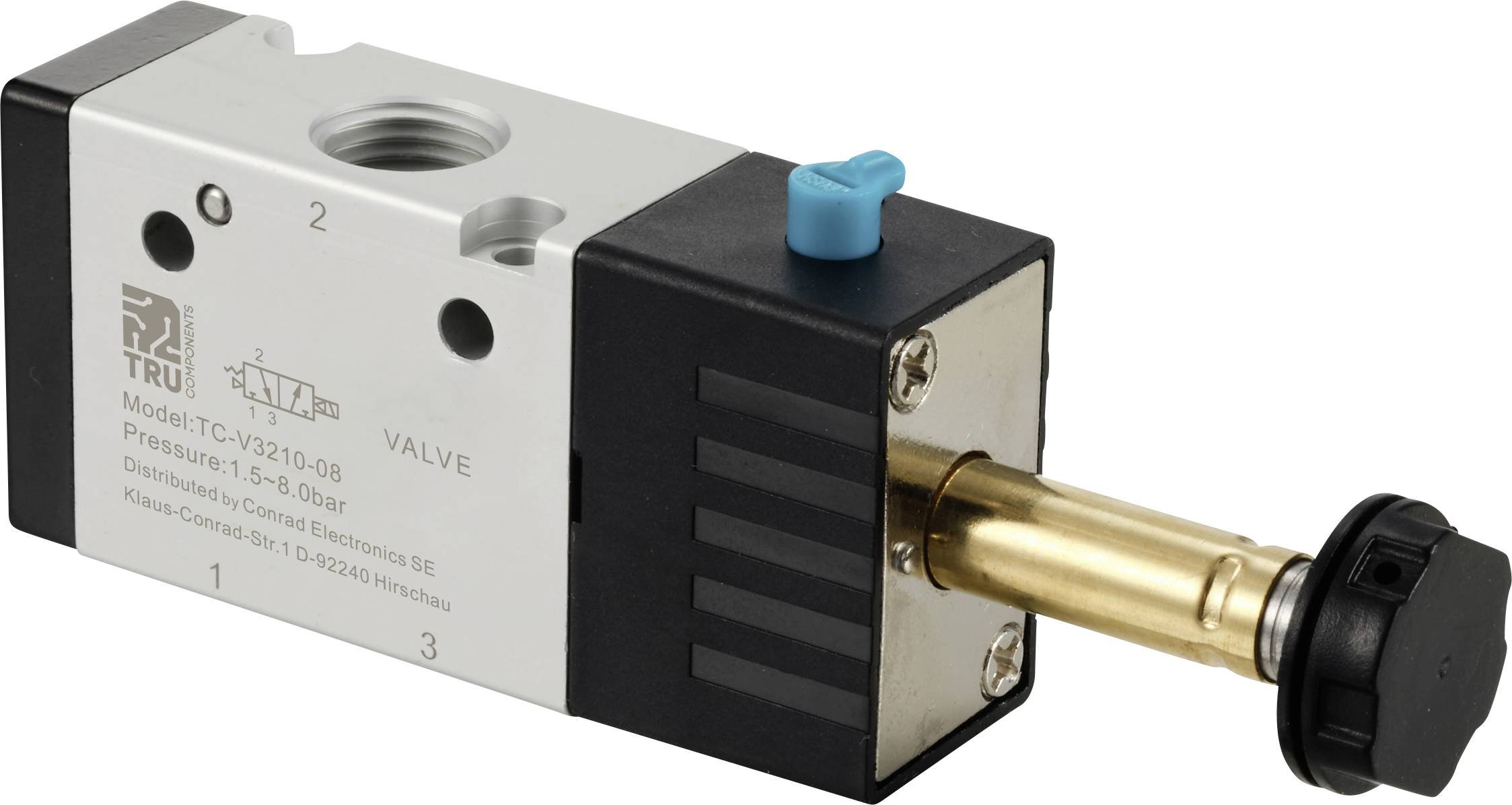 TRU COMPONENTS Magnetic valve TC-12772460 TC-V3210-08 G 1/4 1 pc(s)
