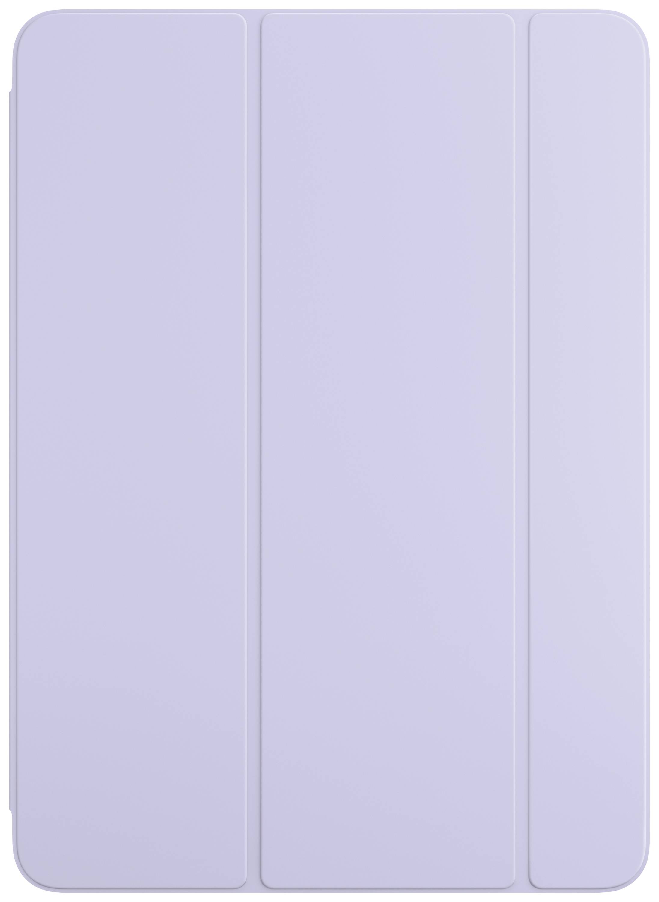 Purple protective case for a tablet, showing the front side with a tri-fold front cover.