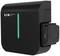 A black Eaton Green Motion home charging station with a green LED indicator and charging port on the right side.