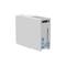 A white rectangular electrical component with an Eaton logo, marked as 'SPD T2 10-4 PE-INSERT', serves as a surge protection device.