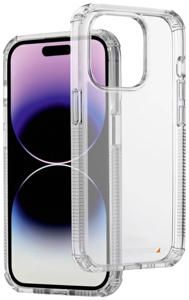 Hama Back cover Apple iPhone 14 Pro Transparent Shockproof, Inductive charging 00138150