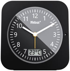Mebus  25609  Radio  Alarm clock  Black