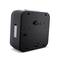 A black electronic device with multiple buttons and ports, suitable for controlling or configuring technical systems.