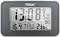 Digital clock with large display shows time: 1:08 PM. Date: 16th April, Day of the week: Thursday. Temperature: 23.6°C. Moon calendar symbol.