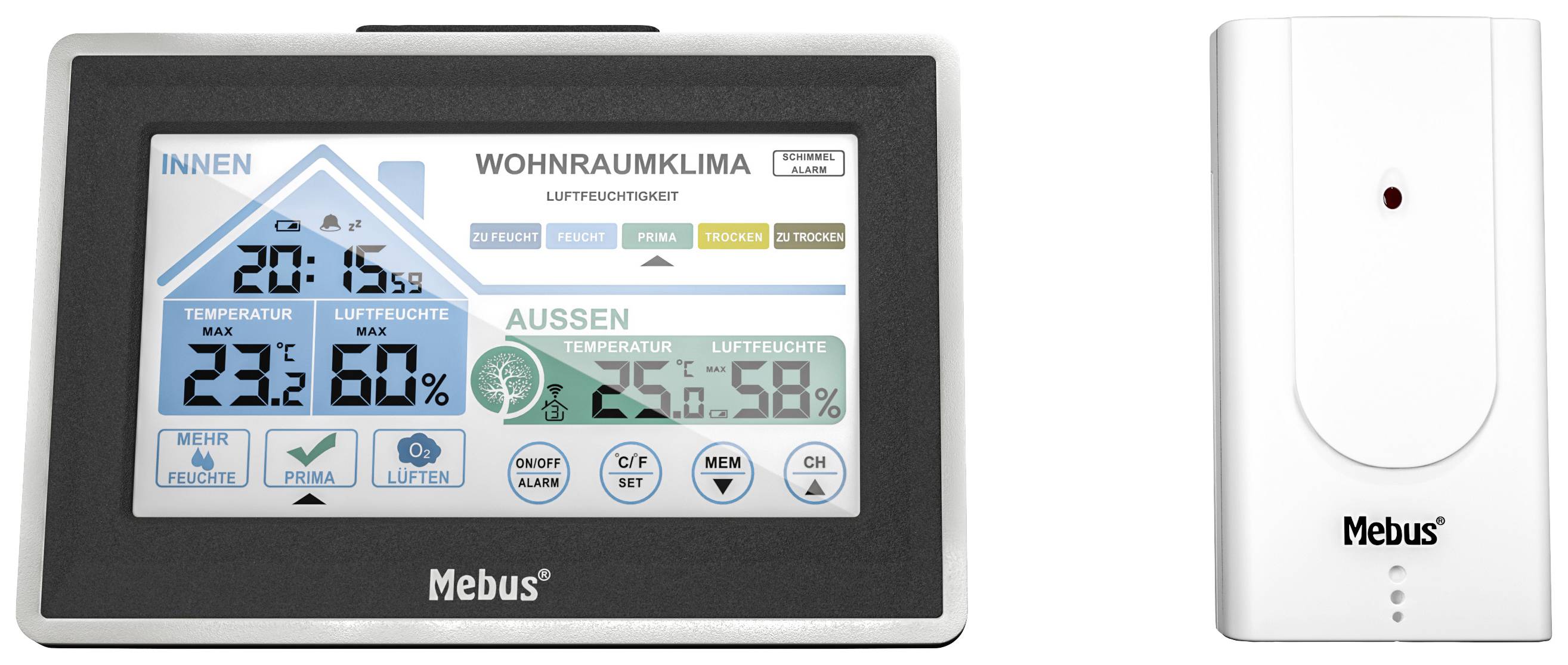 Mebus 01026 01026 Wireless digital weather station