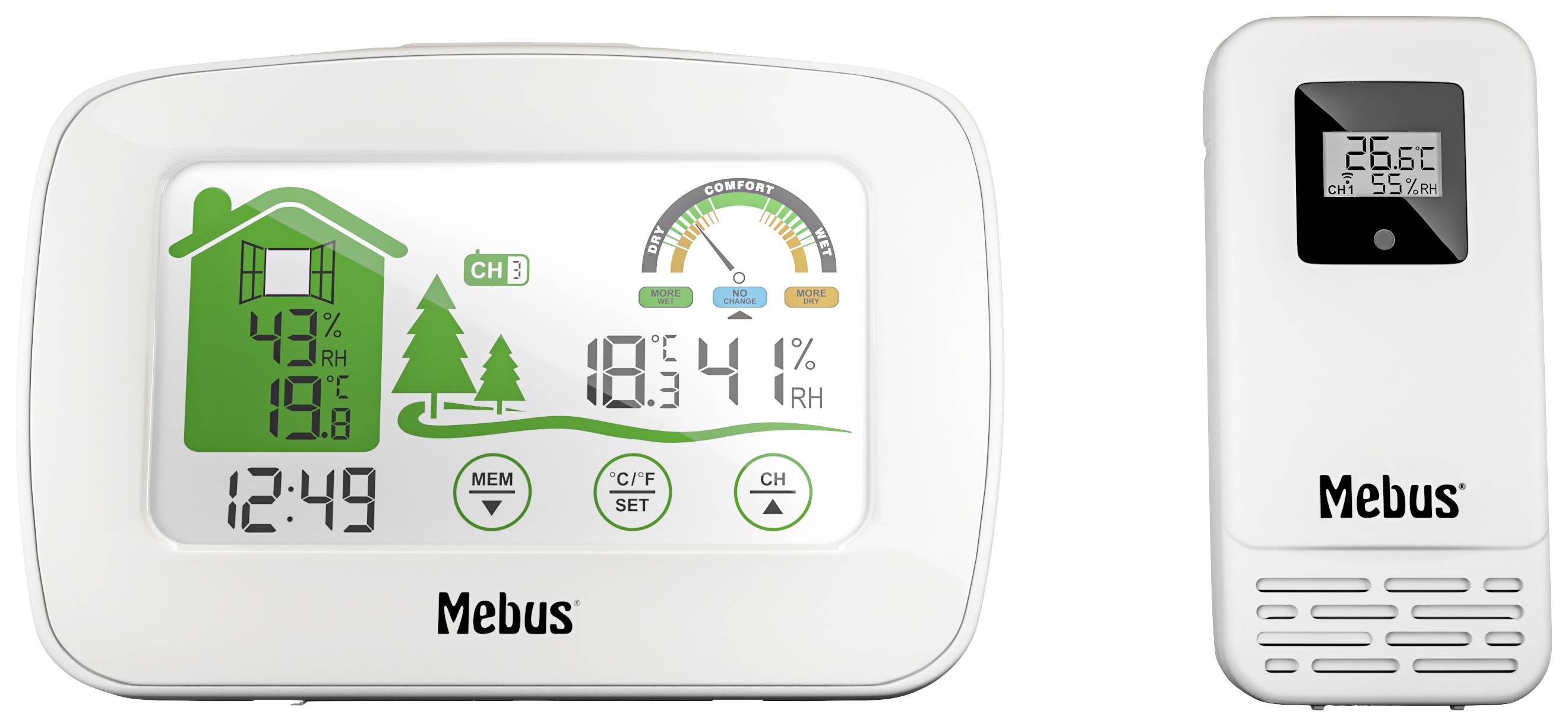 Mebus 11038 11038 Wireless digital weather station