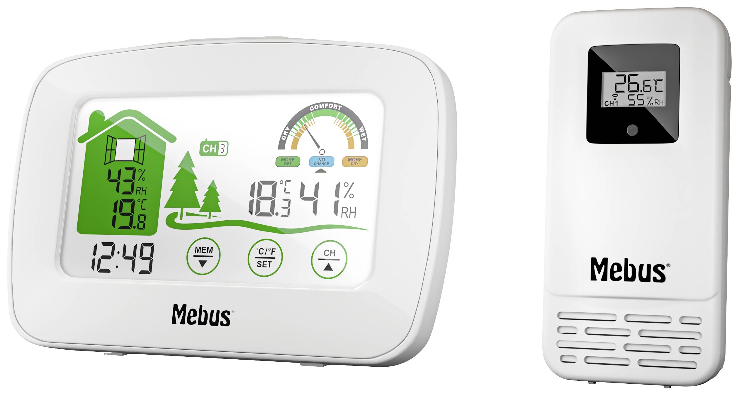 Mebus 11038 11038 Wireless digital weather station