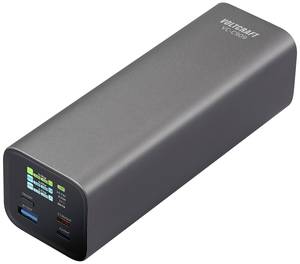 VOLTCRAFT VC-C909 Power bank 27000 mAh Power Delivery 3.1 Li-ion  Black-silver Status display
