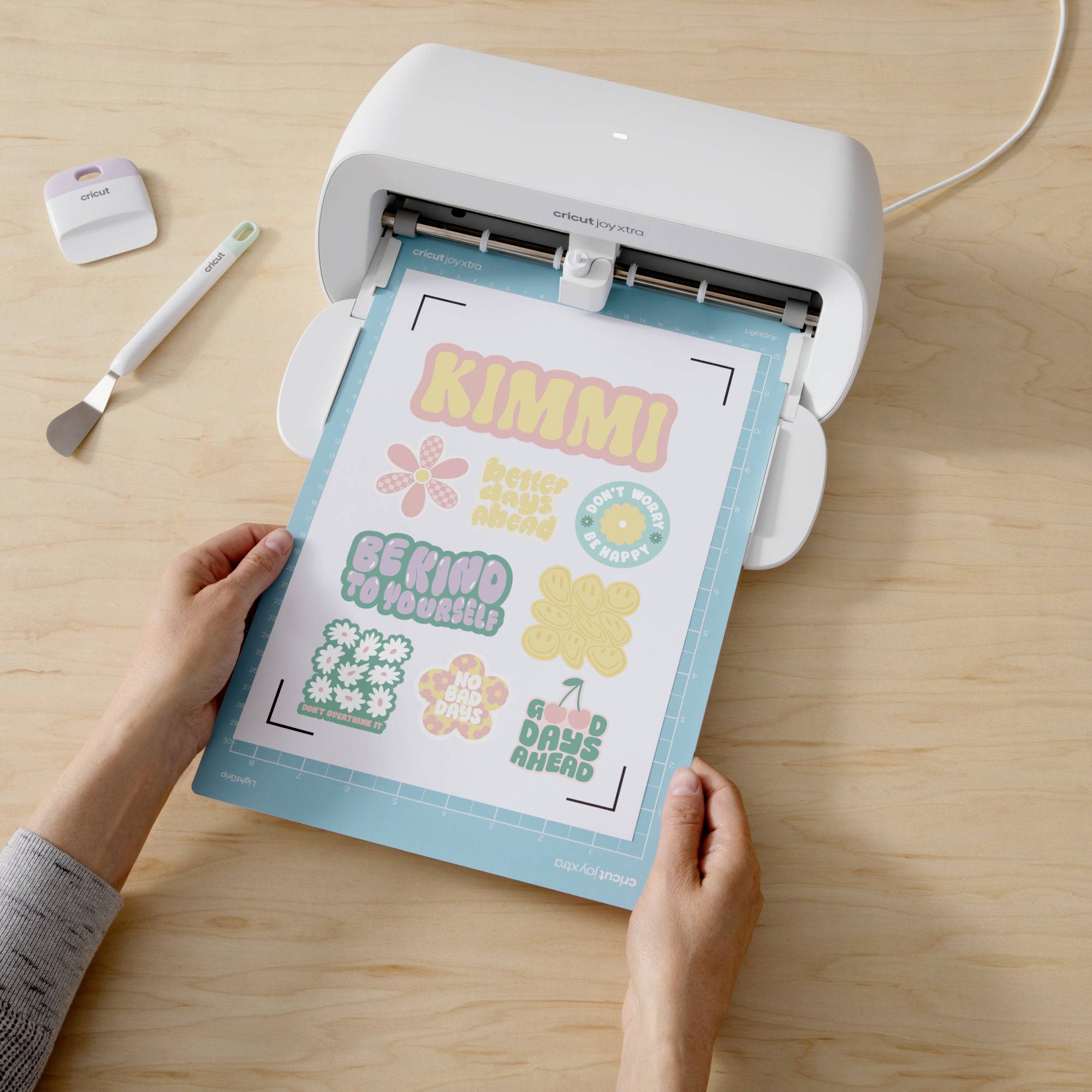 Buy Cricut Printable Sticker Paper A4 Paper Cutting width 29.7 cm White ...