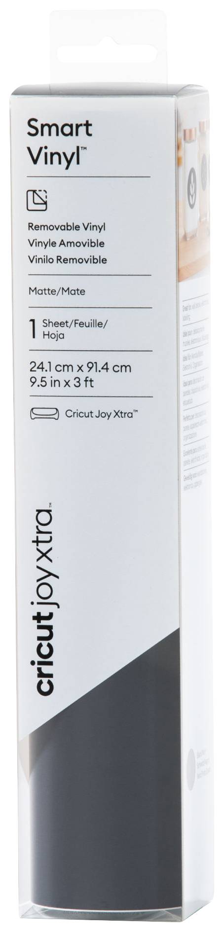 Cricut Smart Vinyl Removable Joy Xtra Film Cutting width 91.4 cm Black