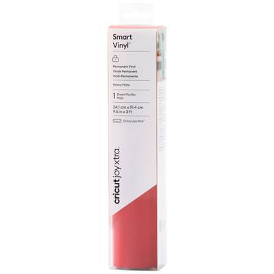 A pack of 'Smart Vinyl' from Cricut Joy Xtra, permanent, 1 roll, dimensions: 24.1 cm x 91.4 cm.