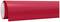 A roll of red glossy paper, partially unrolled, appears against a white background.
