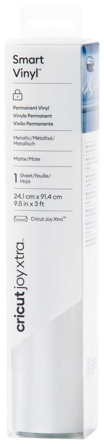 Cricut Smart Vinyl Permanent Joy Xtra Film Cutting width 91.4 cm Silver