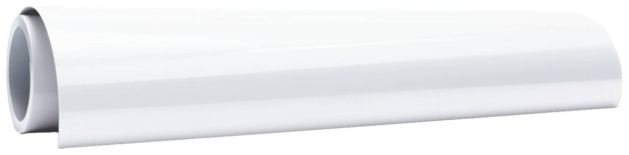 A rolled-up white paper roll on a white background.