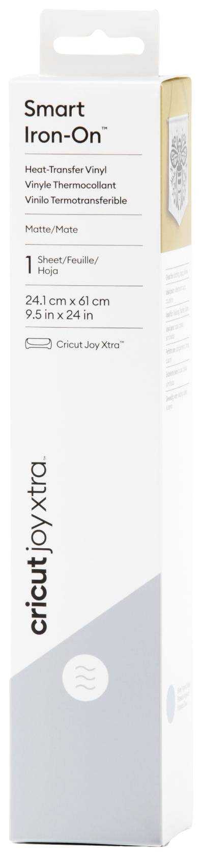 Image of Cricut Smart Iron-On Joy Xtra Film Cutting width 60.9 cm Silver