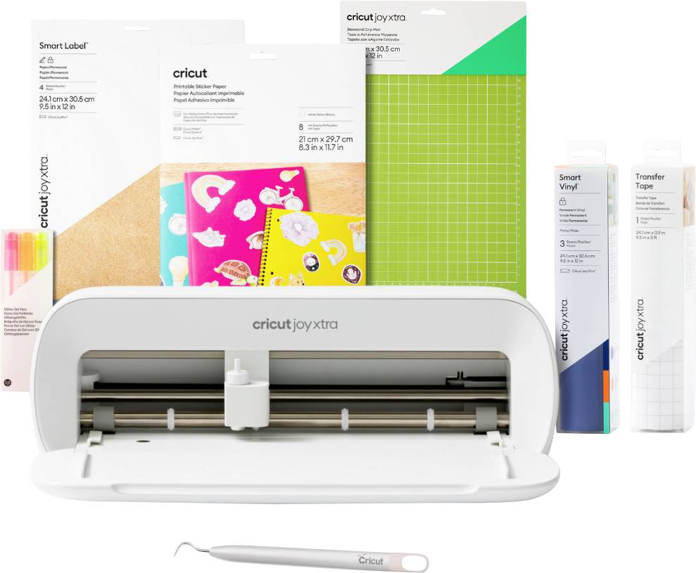Cricut Joy Xtra & Materials Bundle Cutting plotter design set Cutting width 21.6 cm
