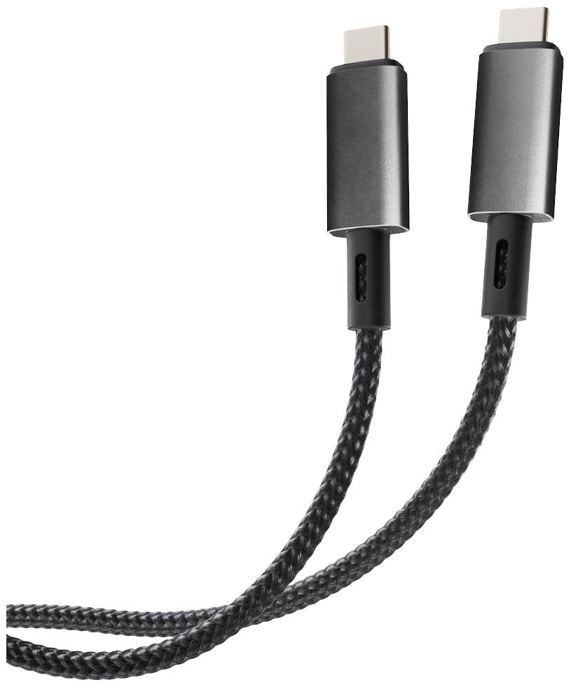 Vivanco USB-C cable USB 3.2 2nd Gen USB-C® Black 64012
