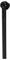 A black cable tie with a ribbed texture and locking mechanism at the top, commonly used for bundling cables.