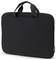 Black laptop bag with carry handles. The material appears padded and is designed for laptop protection.