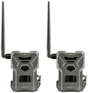 Spypoint FLEX-M Twin Pack Wildlife camera 28 MP Audio recording, 4G image transmission, GSM Grey green (matt)