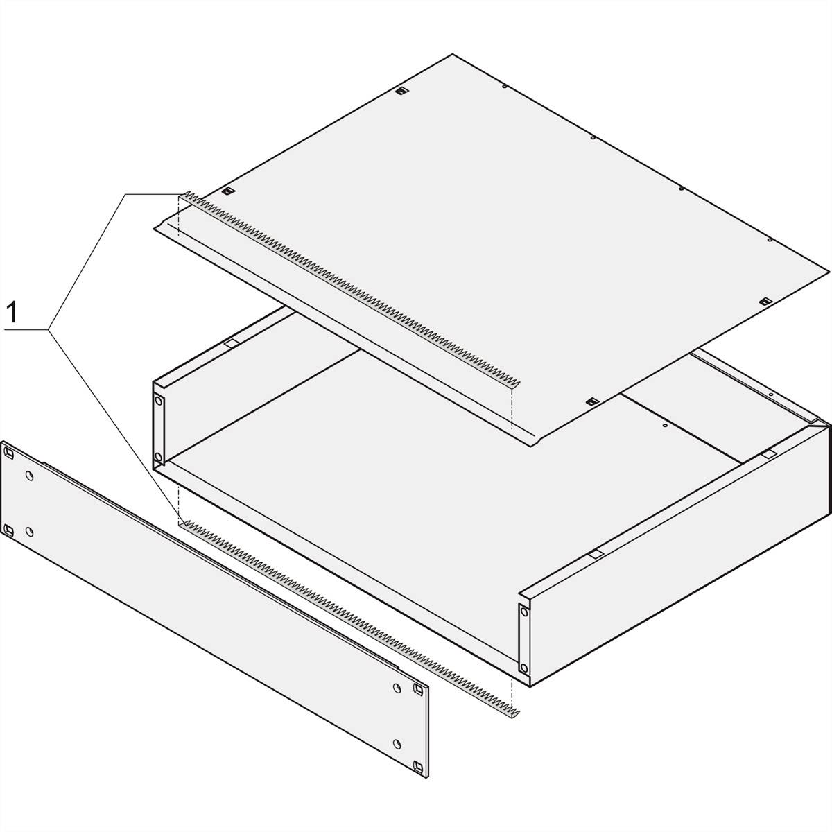 nVent SCHROFF 20860132 19 inch Server rack sealing set