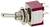A red toggle switch, widely used in electronic applications, fitted with 'ON' and 'OFF' markings and a metal lever.