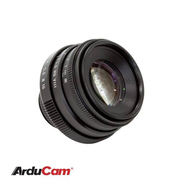 ArduCam camera lens with multiple focus settings; suitable for photography and video recording.