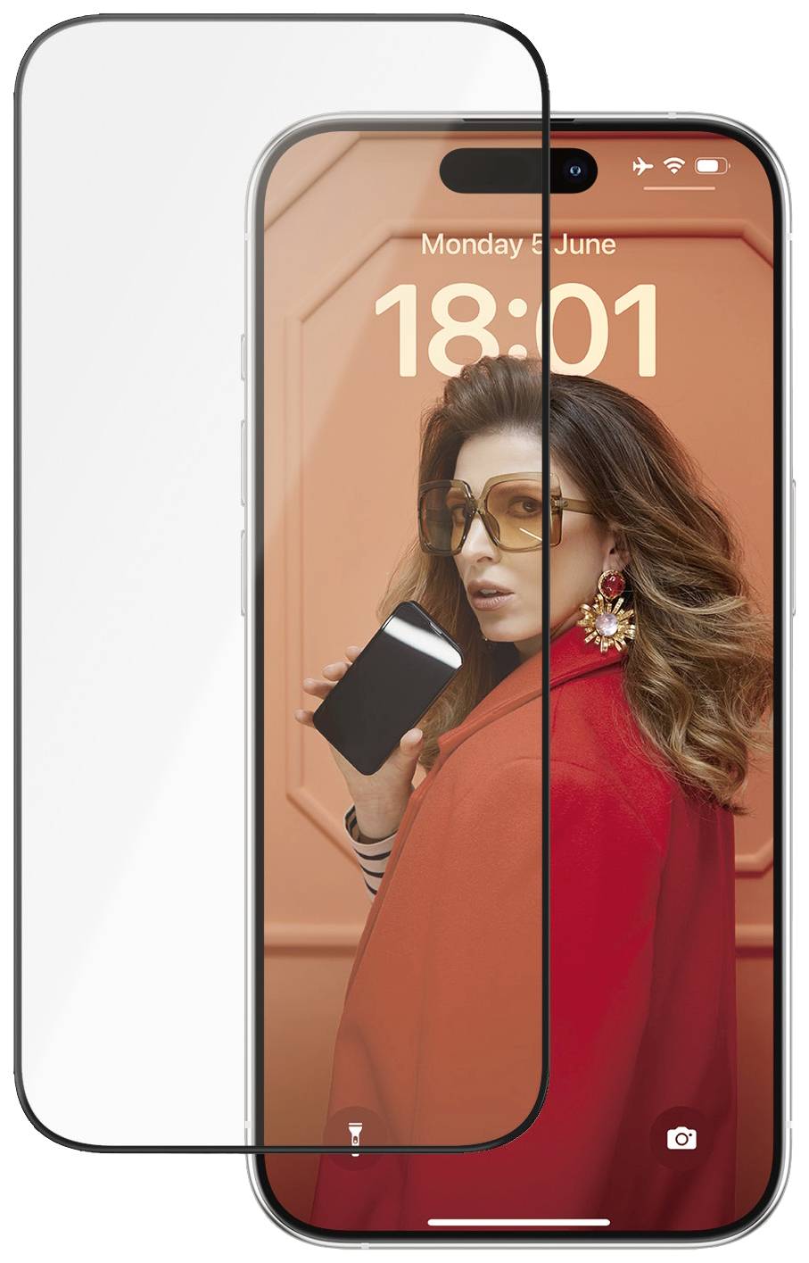 PanzerGlass Ceramic Protection Ultra-Wide Fit Glass screen protector Apple iPhone 15 Pro 1 pc(s) Scratch-proof, Anti-fingerprint 2838