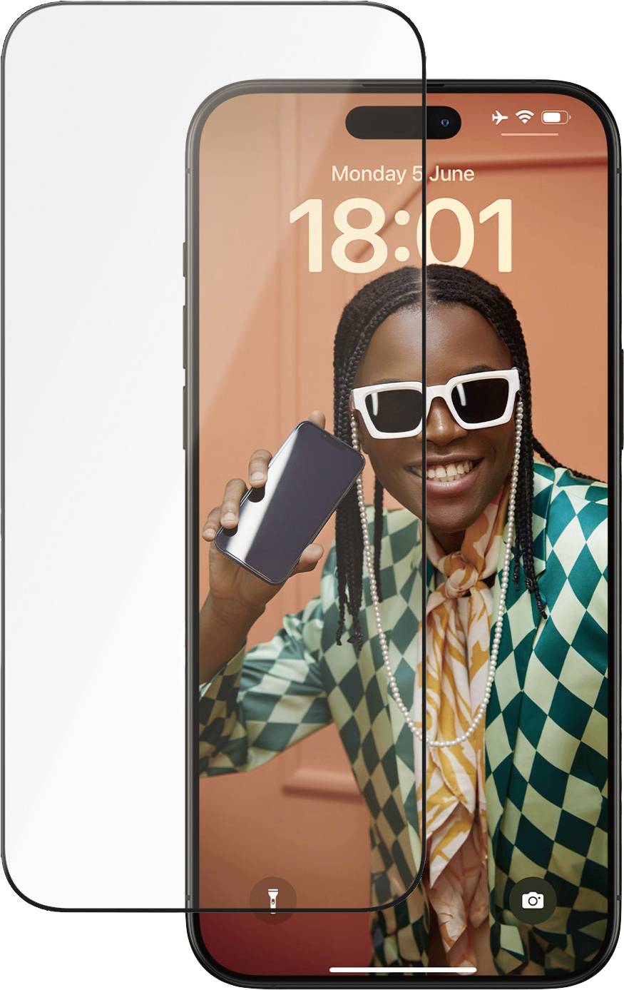 PanzerGlass Ceramic Protection Ultra-Wide Fit Glass screen protector Apple iPhone 15 Pro Max 1 pc(s) Scratch-proof, Anti-fingerprint 2840