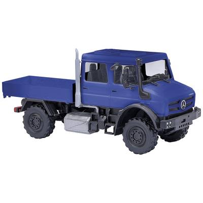 Busch 51082 H0 HGV Mercedes Benz Unimog U 5023, blue