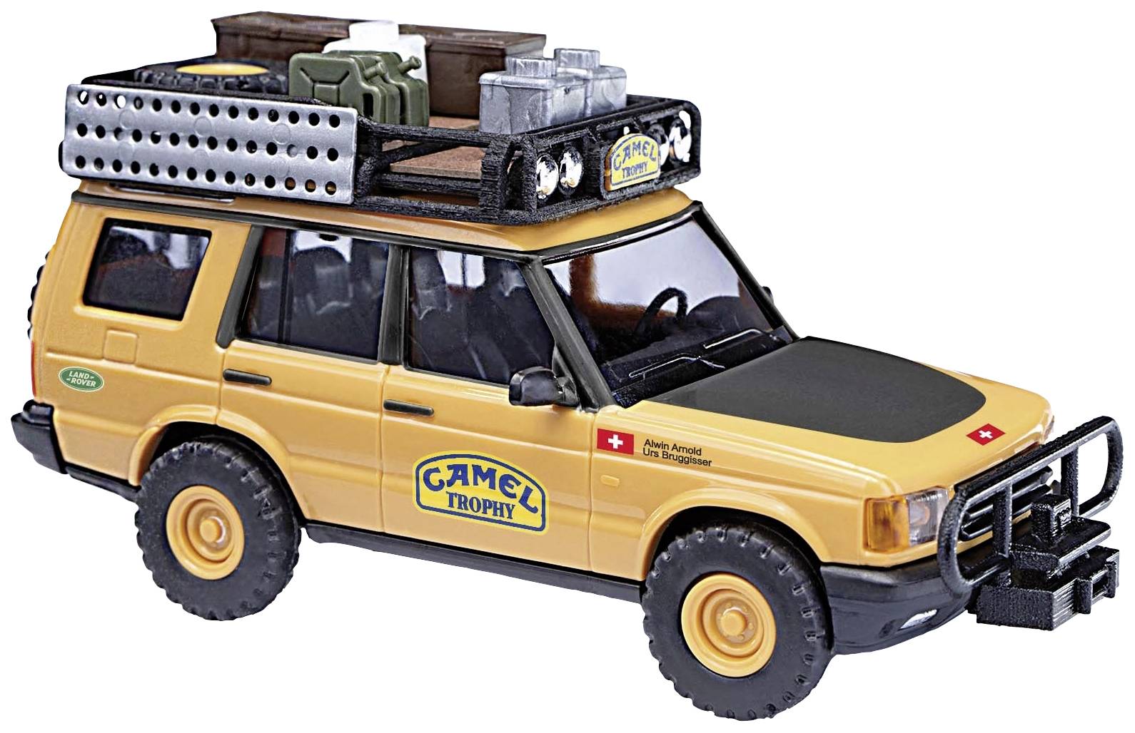 Image of Busch 51938 H0 Car Land Rover Discovery, Camel Trophy