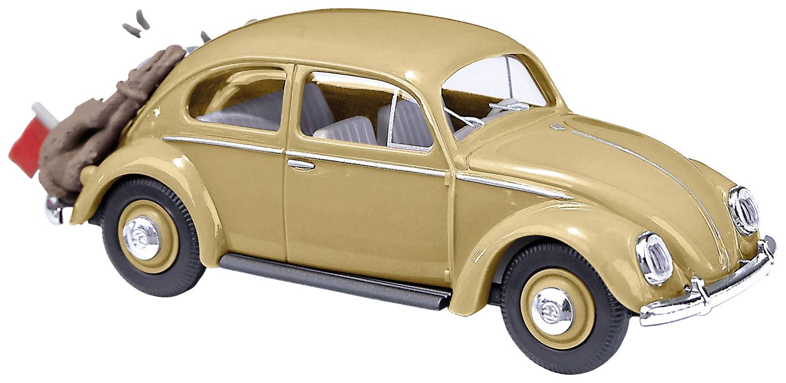 Busch 52966 H0 Car Volkswagen Beetle oval window with deer