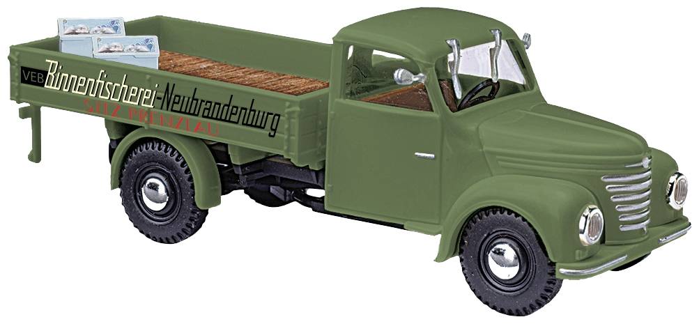 Image of Busch 52308 H0 HGV Framo V901/2 Pritsche, inland fishing