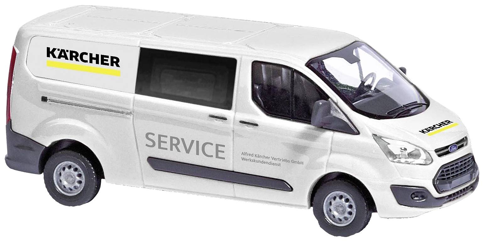 Image of Busch 52439 H0 Car Ford Transit bus Kaercher service