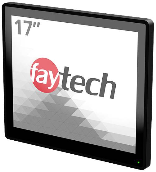 Faytech FT17TMCAPOB Touchscreen EEC: F (A - G) 43.2 cm (17 inch) 1920 x 1080 p 5:4 3.8 ms HDMI™, DisplayPort, VGA, USB type B, Audio line in IPS LCD