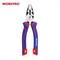WORKPRO brand pliers, model number CR-V WF213024, with blue-red handle.