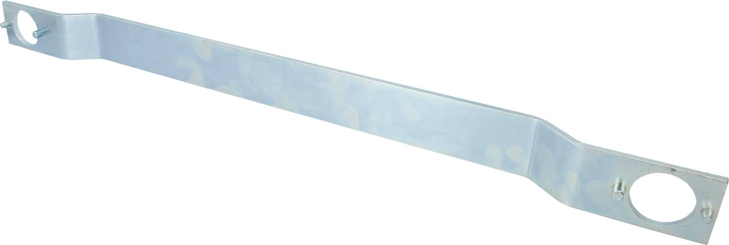 A long, flat metal lever with openings at both ends, presumably a tool for specialised applications.