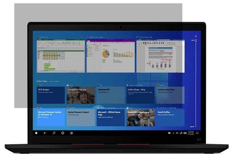 Laptop screen displays open windows with Excel spreadsheets, charts, and web browser tabs.