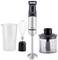 Hand Blender Set with Stainless Steel Housing and Accessories: Mixing Beaker, Whisk and Chopping Attachment, Suitable for Versatile Kitchen Tasks.