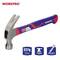 A hammer with an ergonomic, non-slip grip made of forged steel, weight 337g. Brand: WORKPRO.