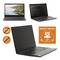 'Three laptops with varying screen brightness and privacy shield functionality. An icon indicates a 60° privacy area.'